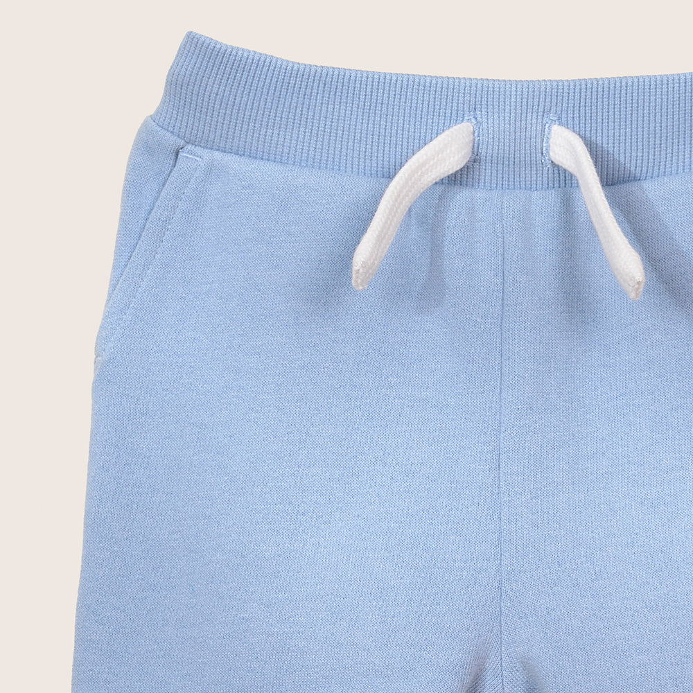 Rise Little Earthling Drop Crotch Jogger - Blue Fog / 12-18m - Image 2