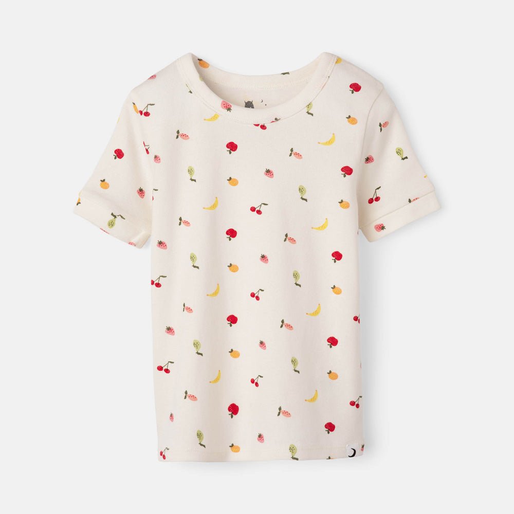 rise little earthling Short Sleeve Sleep Set - Antique White Lemon / 2y - Image 7