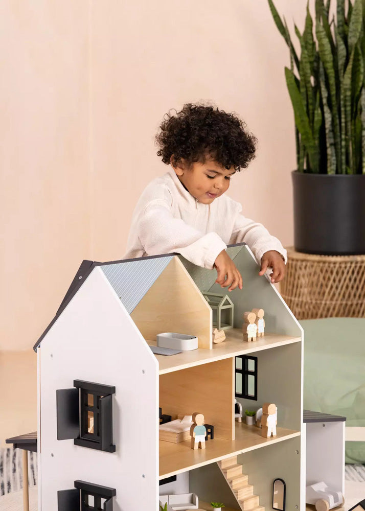 Coco Village Wooden Doll House Kids Room Furniture (7PCS) - Image 19