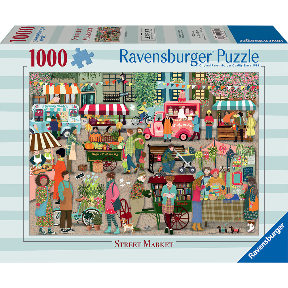 Ravensburger Street Market 1000 Pc Puzzle - Image 5
