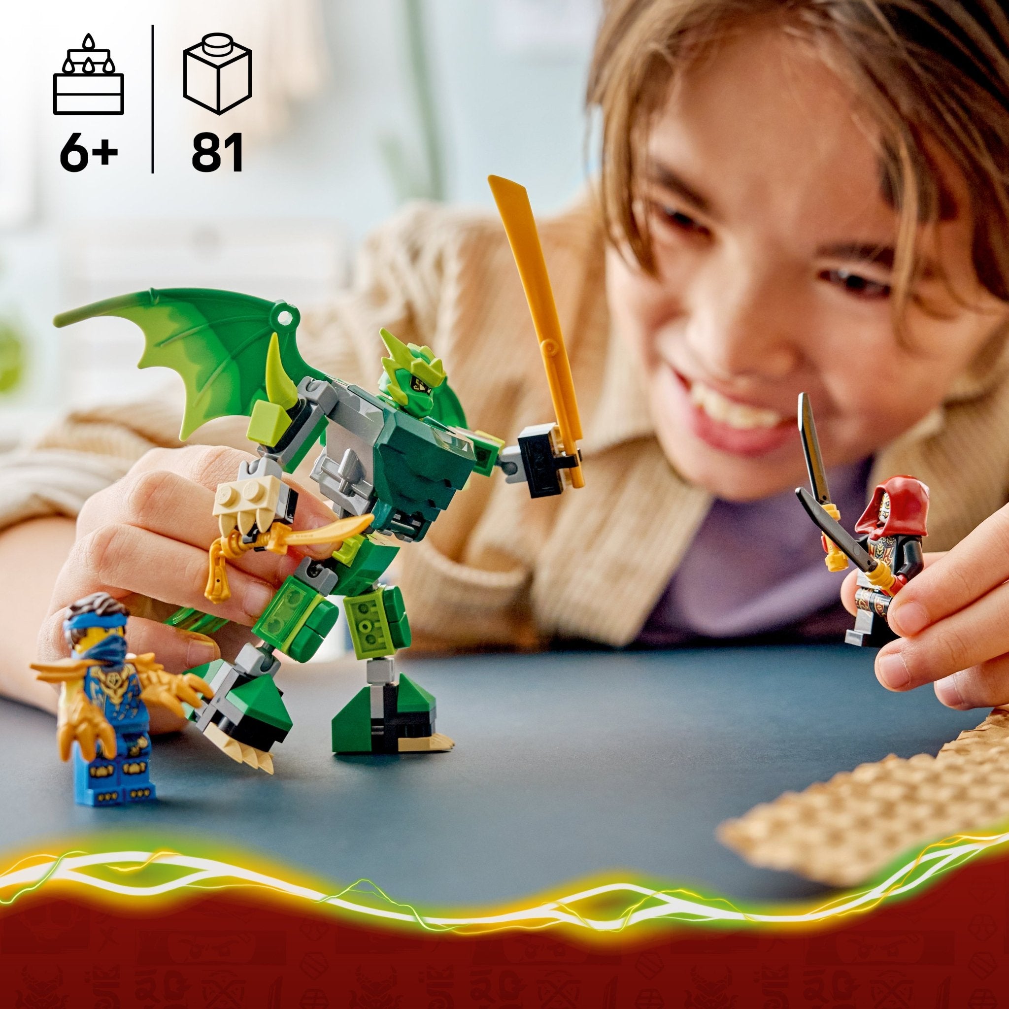 LEGO® NINJAGO Lloyd's Dragon Mech Battle Pack 71862 - Image 2