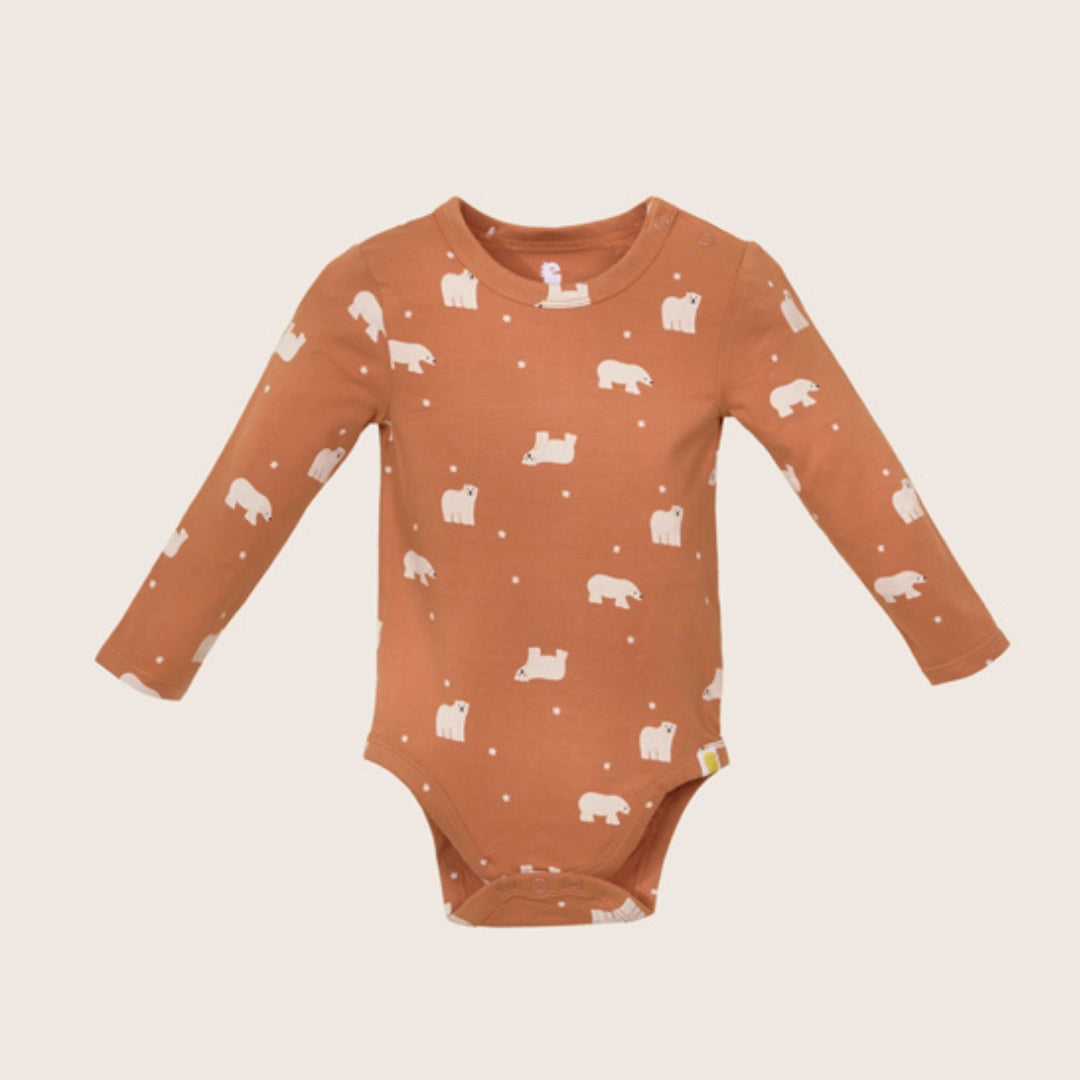 rise little earthling LS Graphic Bodysuit BUHON00 - Cream / 12-18m - Image 14