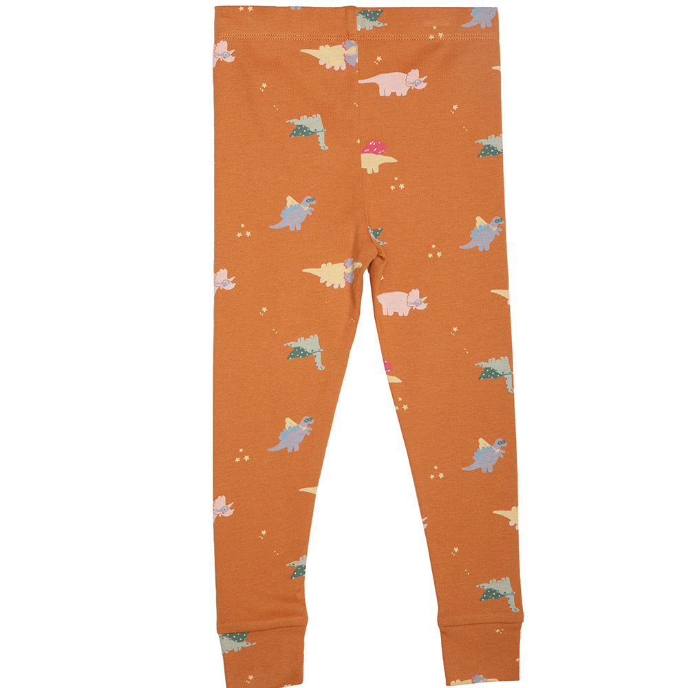 rise little earthling Long Sleeve 2 Piece Sleep Set TGFSL00 - Hazel Dino / 3y - Image 7