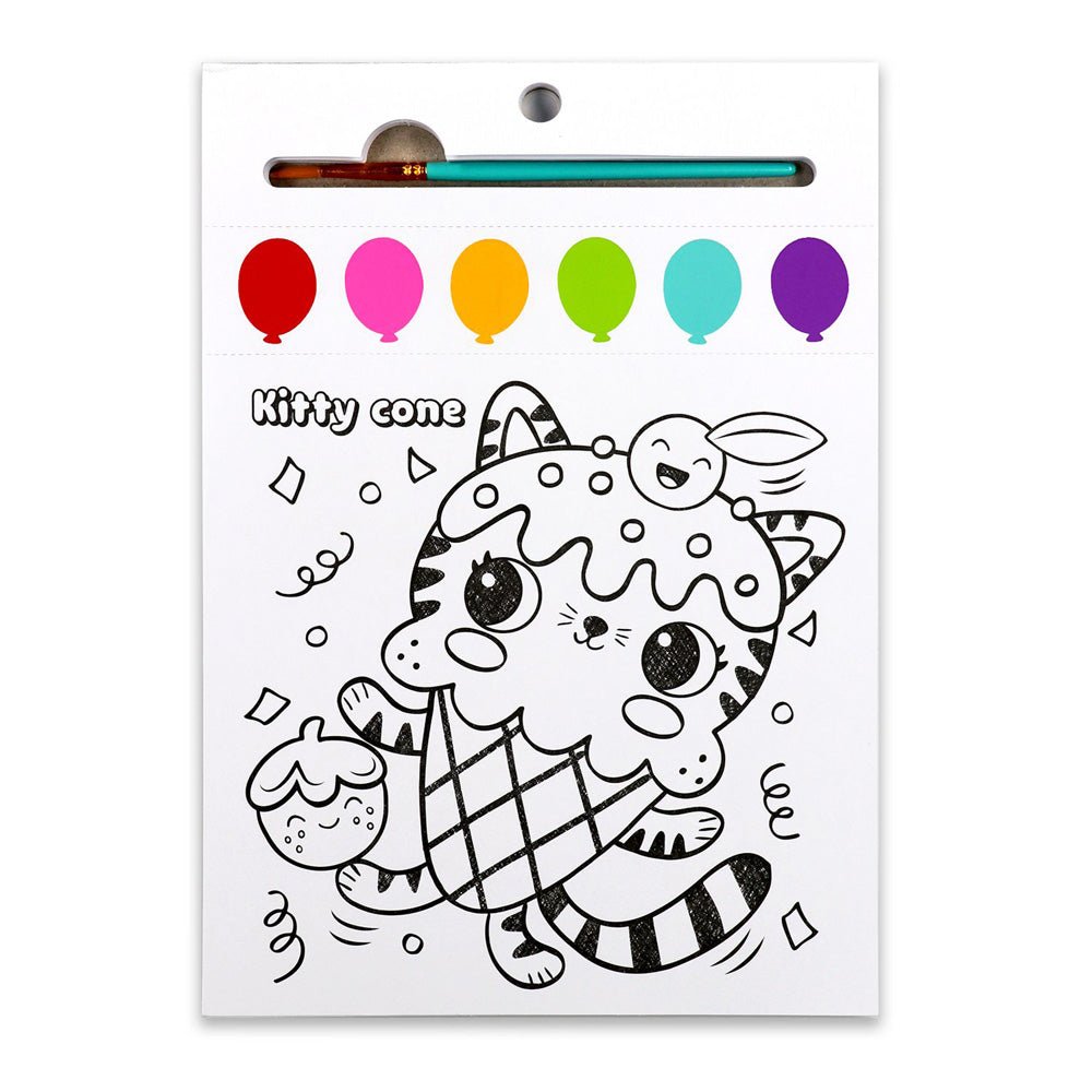 Bright Stripes Paint Pages: Party Animals - Image 3
