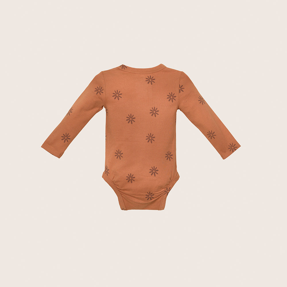 rise little earthling LS Graphic Bodysuit BUHON00 - Cream / 12-18m - Image 3