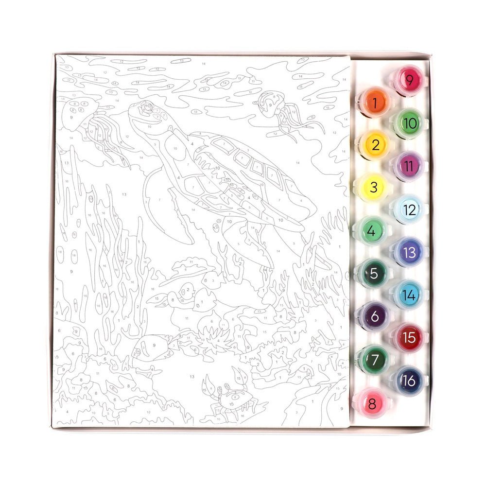 Bright Stripes iHeartArt Paint By Numbers- Amazing Ocean - Image 6