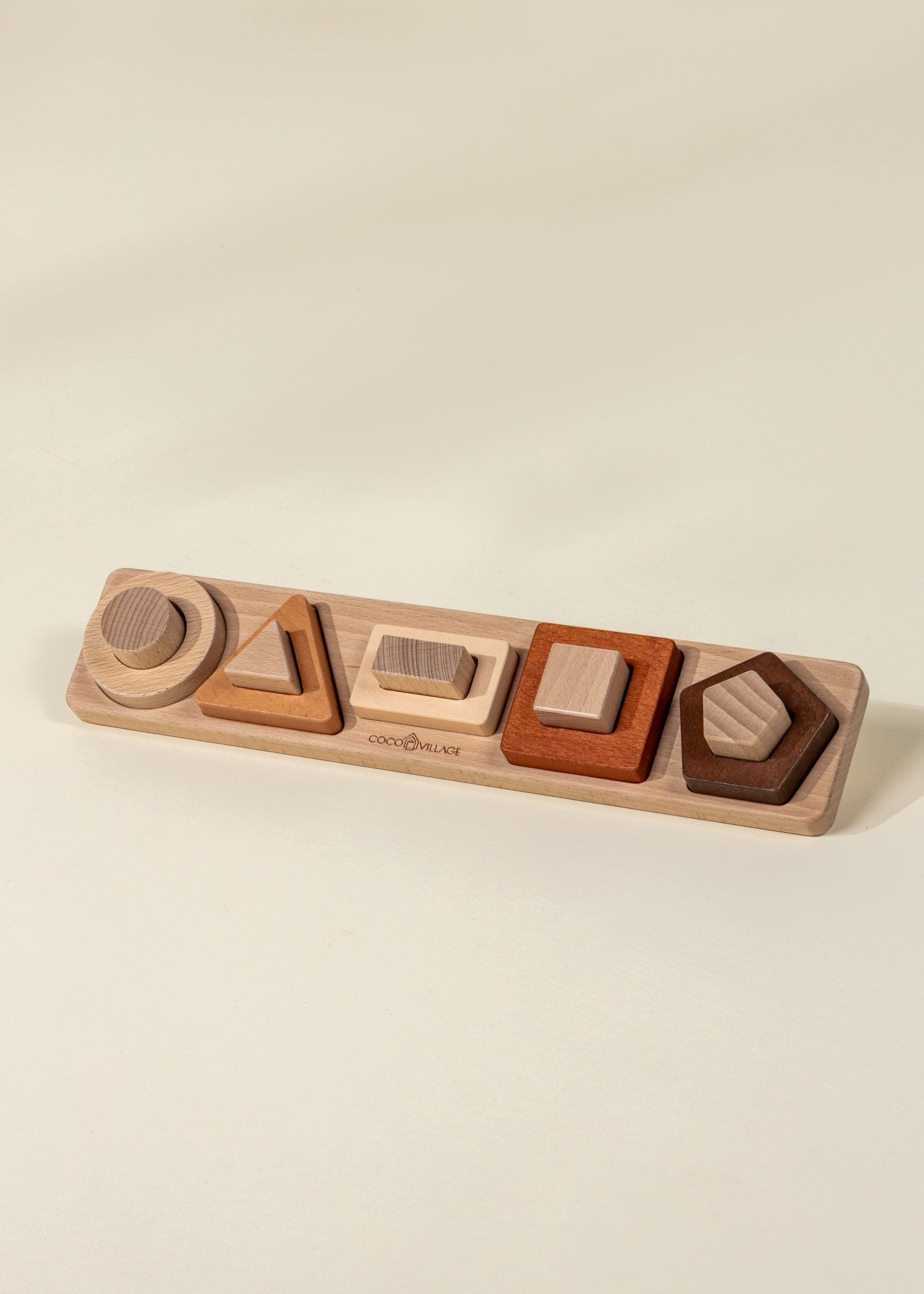 Coco Village Wooden Shapes Learning Set - 5 pcs
