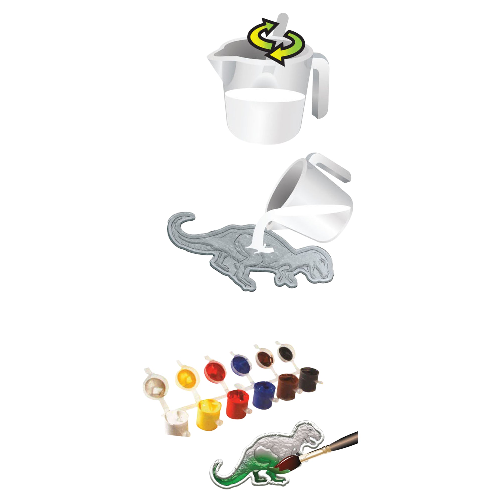 Creative Kids Master Caster Cast and Paint Dinosaurs - Image 7