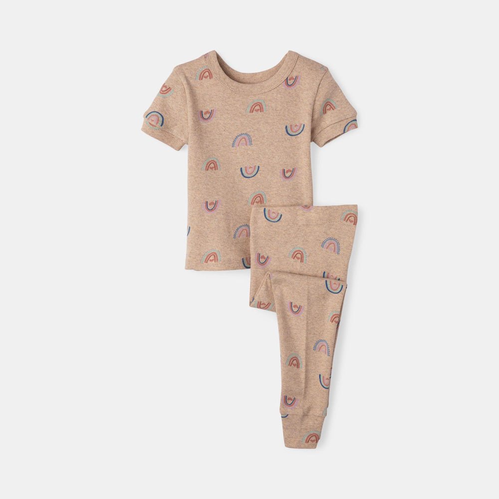 rise little earthling Short Sleeve Sleep Set - Antique White Lemon / 2y - Image 14
