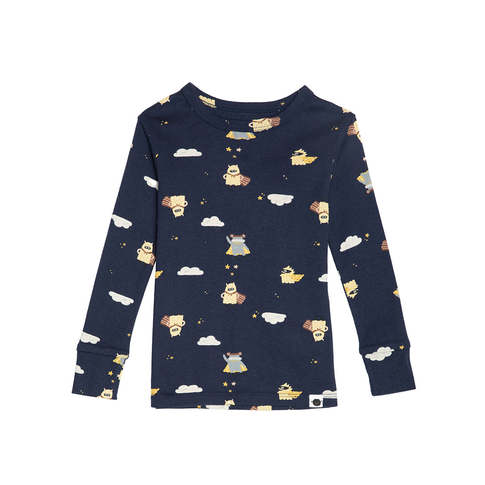 rise little earthling Long Sleeve 2 Piece Sleep Set TGFSL00 - Hazel Dino / 3y - Image 11