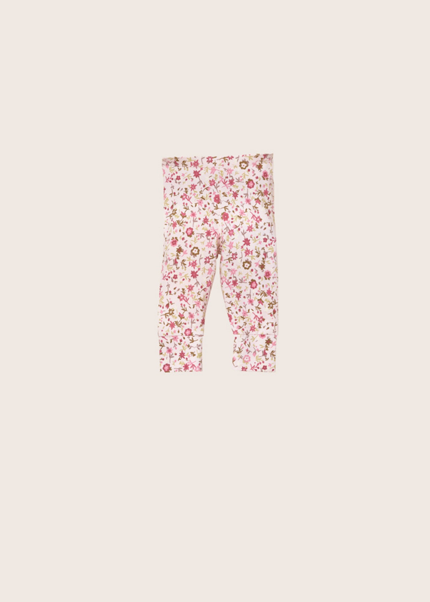 rise little earthling Cuffed Legging BGHKB07 - Hazel Flower / 0-3m - Image 2