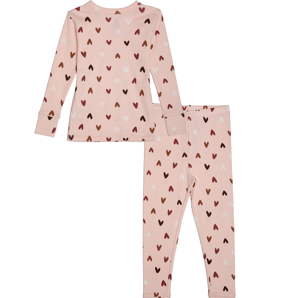 rise little earthling Long Sleeve 2 Piece Sleep Set TGFSL00 - Hazel Dino / 3y - Image 2