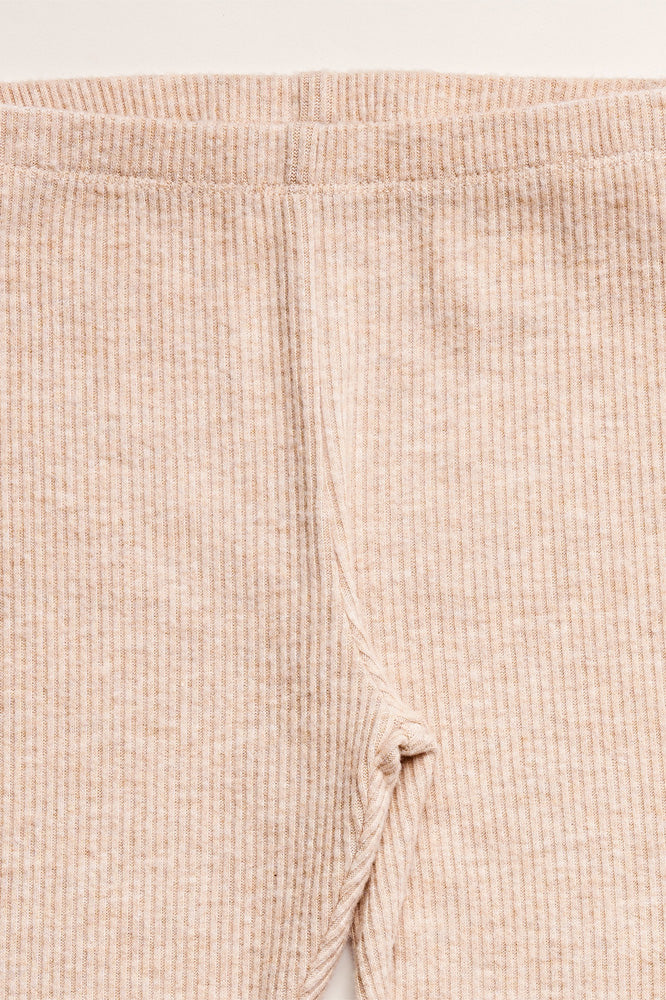 Rise Little Earthling Hacci Legging Oatmeal - Oatmeal / 3-4y - Image 2