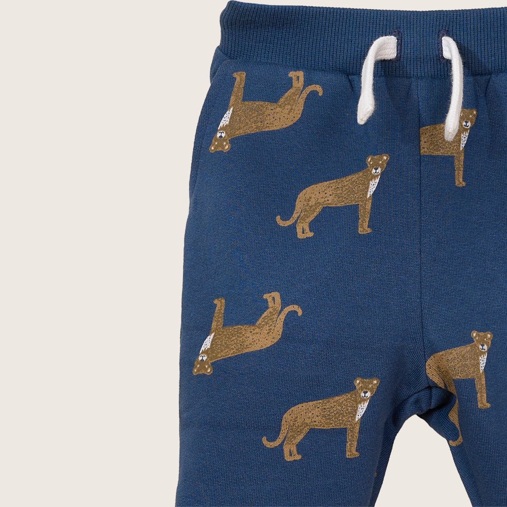 Rise Little Earthling Drop Crotch Jogger - Blue Fog / 12-18m - Image 8