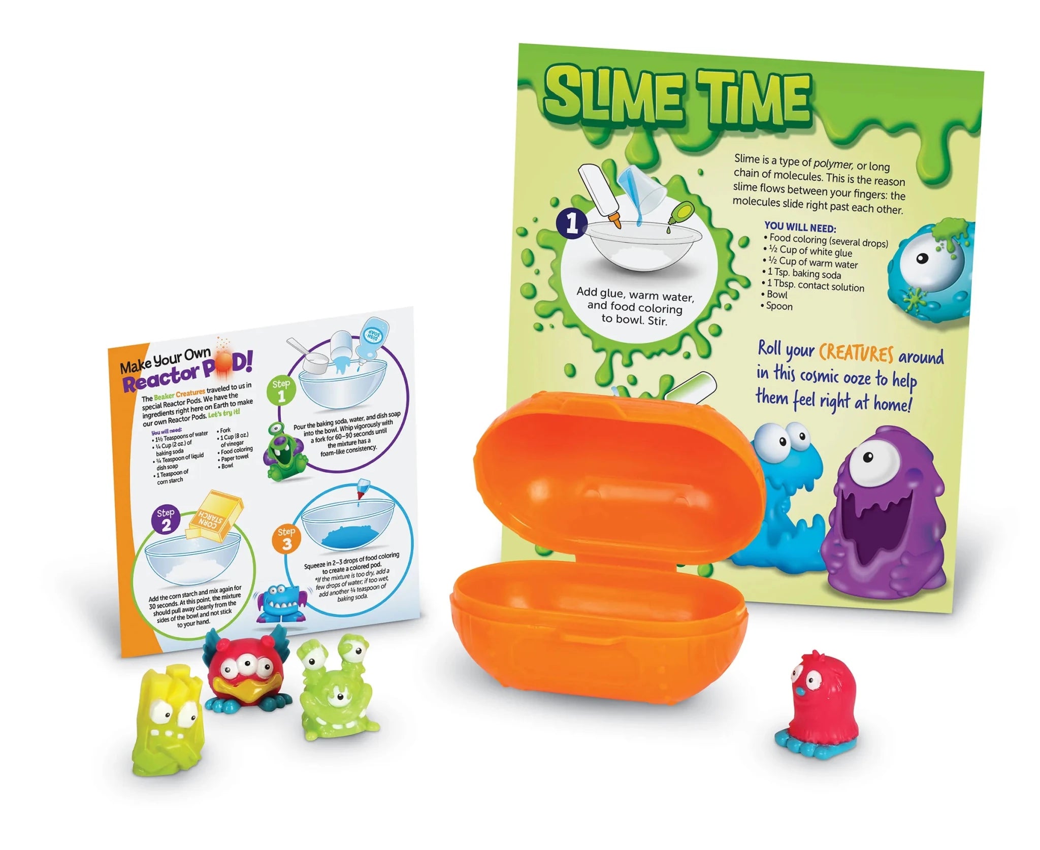 Learning Resources Beaker Creatures® 4-Pack plus Pod Maker, Series 3 - Image 2
