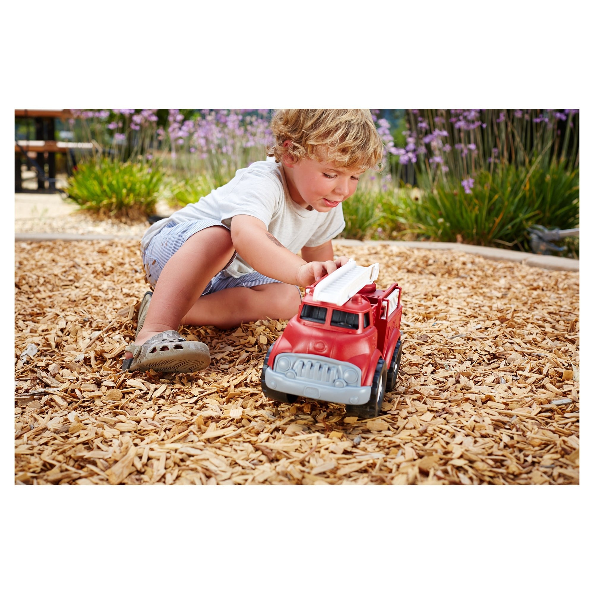 Green Toys Fire Truck - Image 3