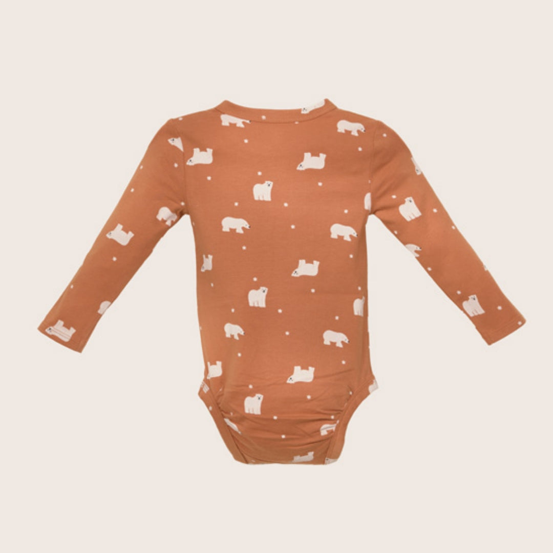 rise little earthling LS Graphic Bodysuit BUHON00 - Cream / 12-18m - Image 16