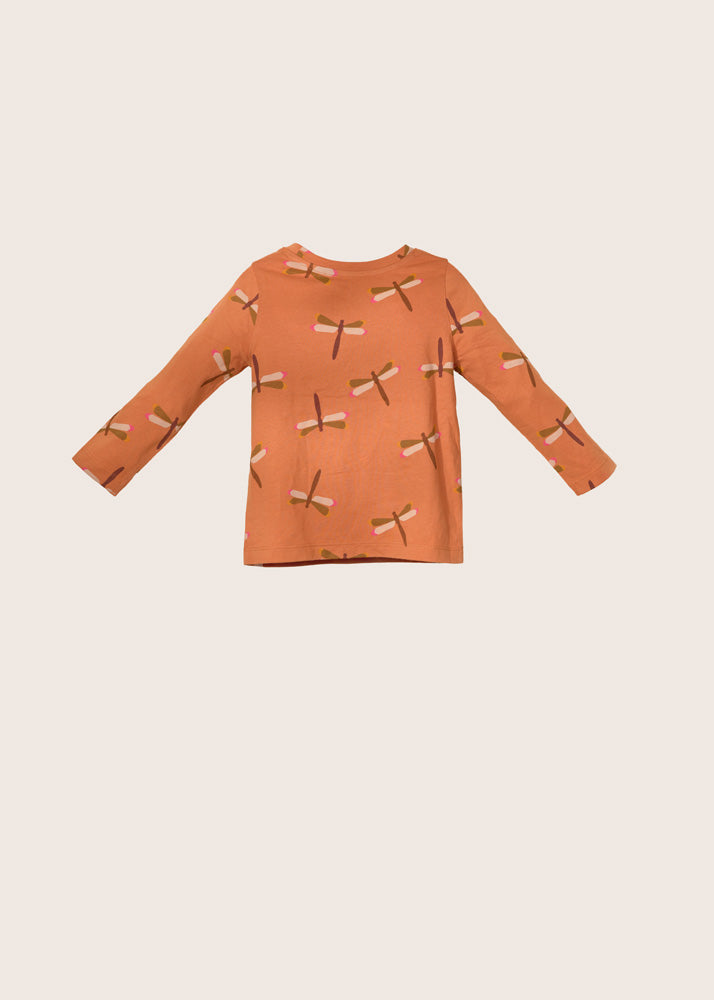 rise little earthling Long-Sleeve Shirt - Hazel Dragonfly / 18-24m - Image 3