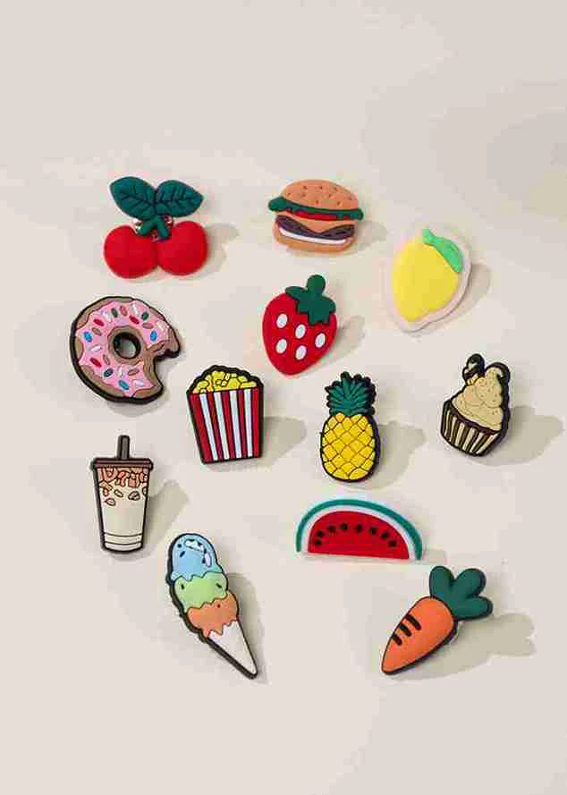 Coco Village Set of 12 Foodie Charms Pin - Image 3