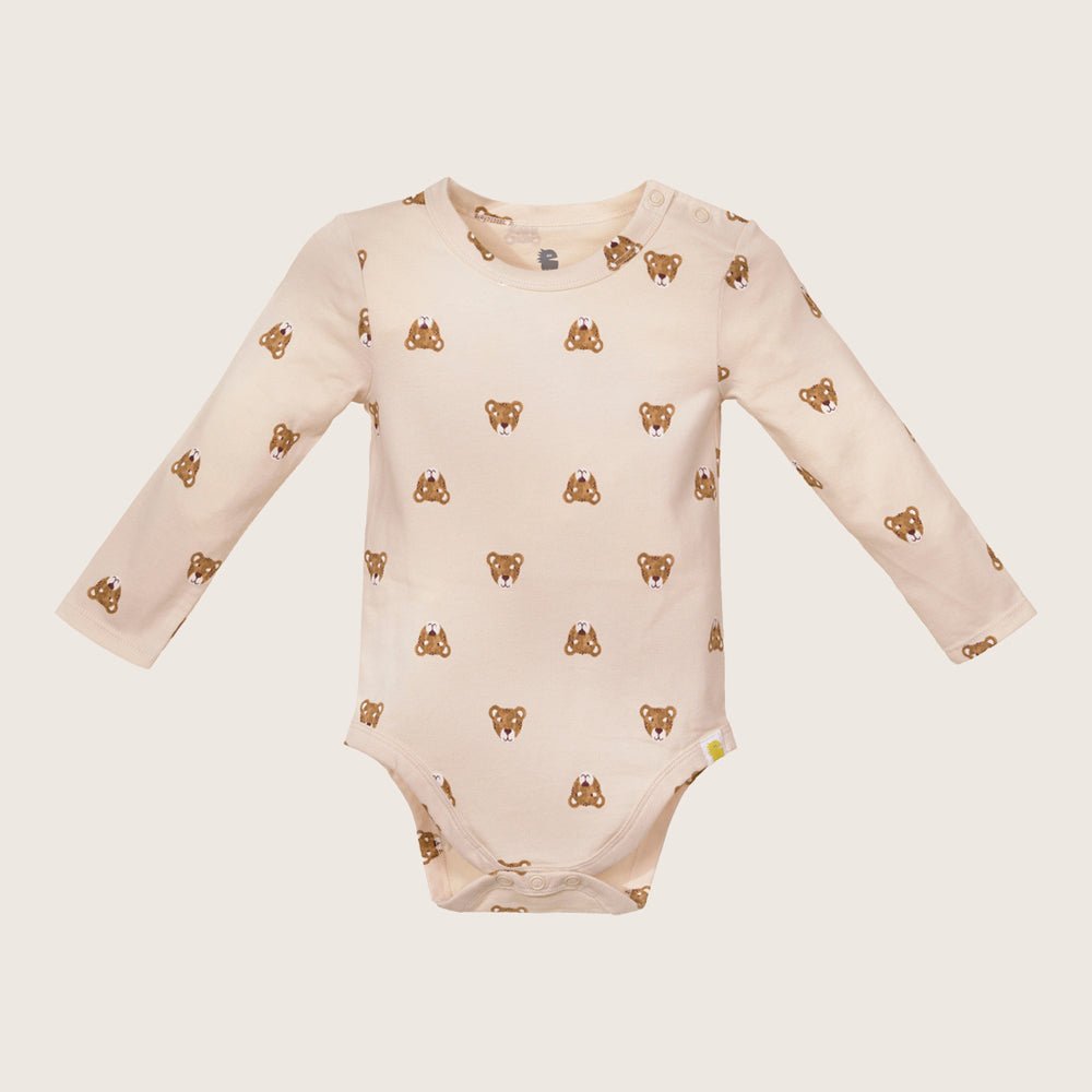 rise little earthling LS Graphic Bodysuit BUHON00 - Cream / 12-18m - Image 6