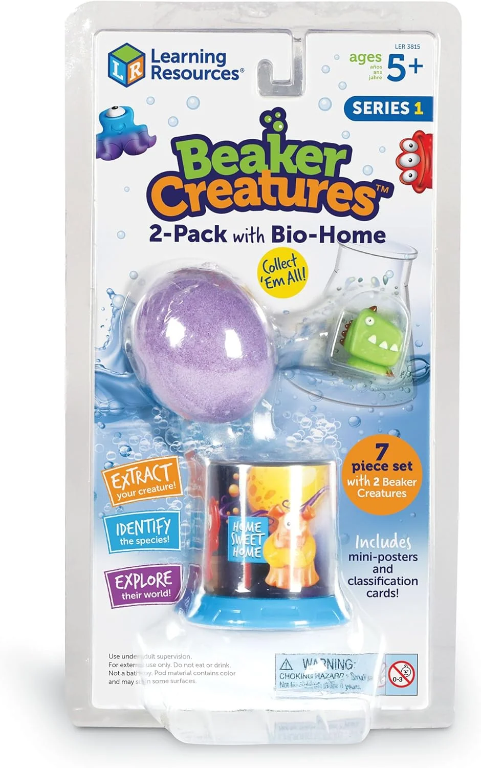 Learning Resources Beaker Creatures® 2 Pack With Bio-Home