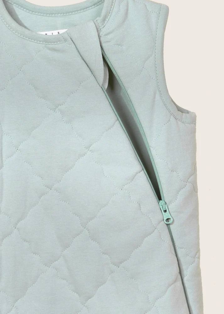 rise little earthling Quilted Sleep Bag - Green / 6-12m - Image 2