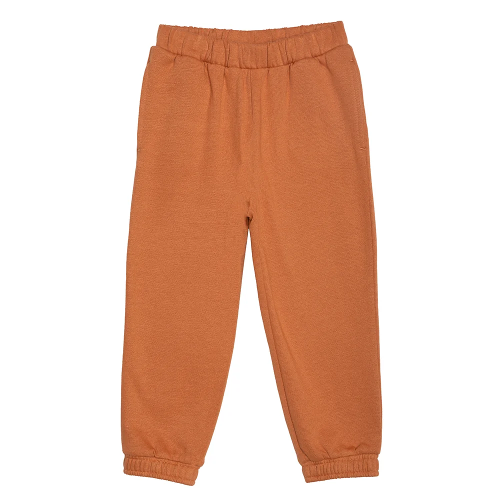 rise little earthling Fleece Jogger - Rose Nutmeg / 5-6y
