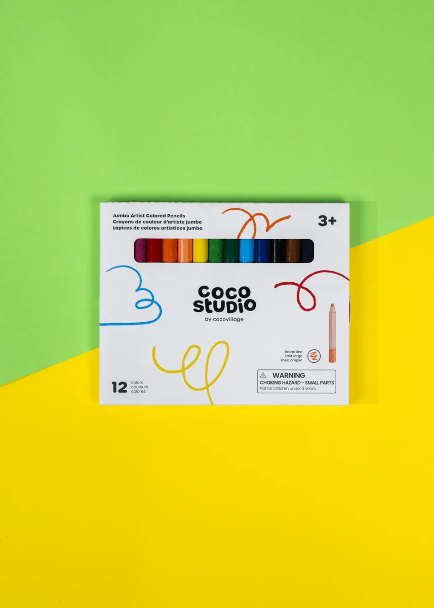 Coco Village Set of 12 Jumbo Artist Colored Pencils