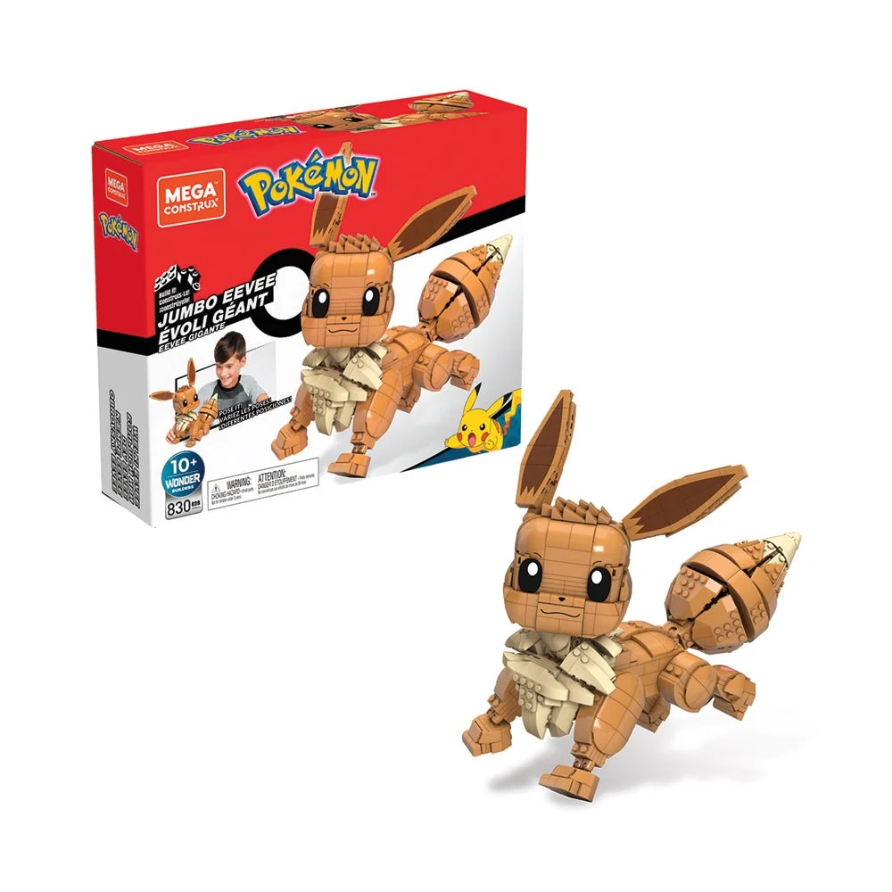 Pokemon Mega Construx Pokémon Jumbo Eevee - Image 6