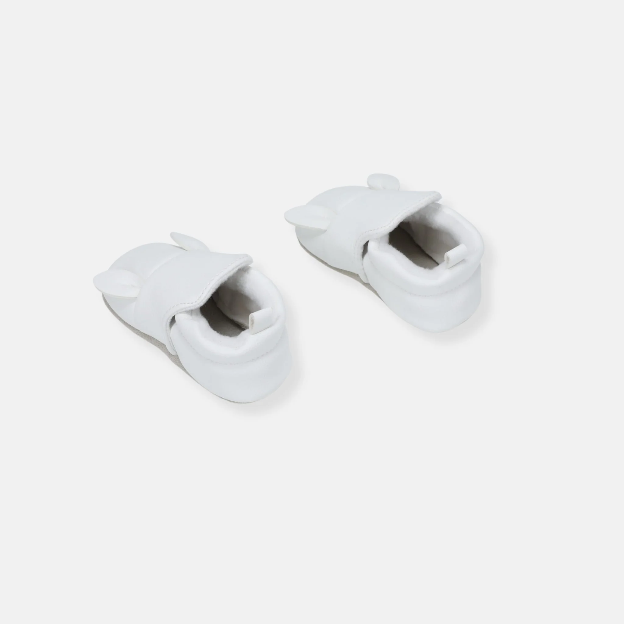 Rise Little Earthling Bear Slide Ons Antique White 6-12m - Image 2