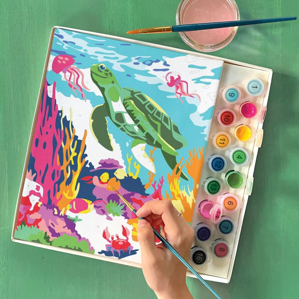 Bright Stripes iHeartArt Paint By Numbers- Amazing Ocean - Image 5