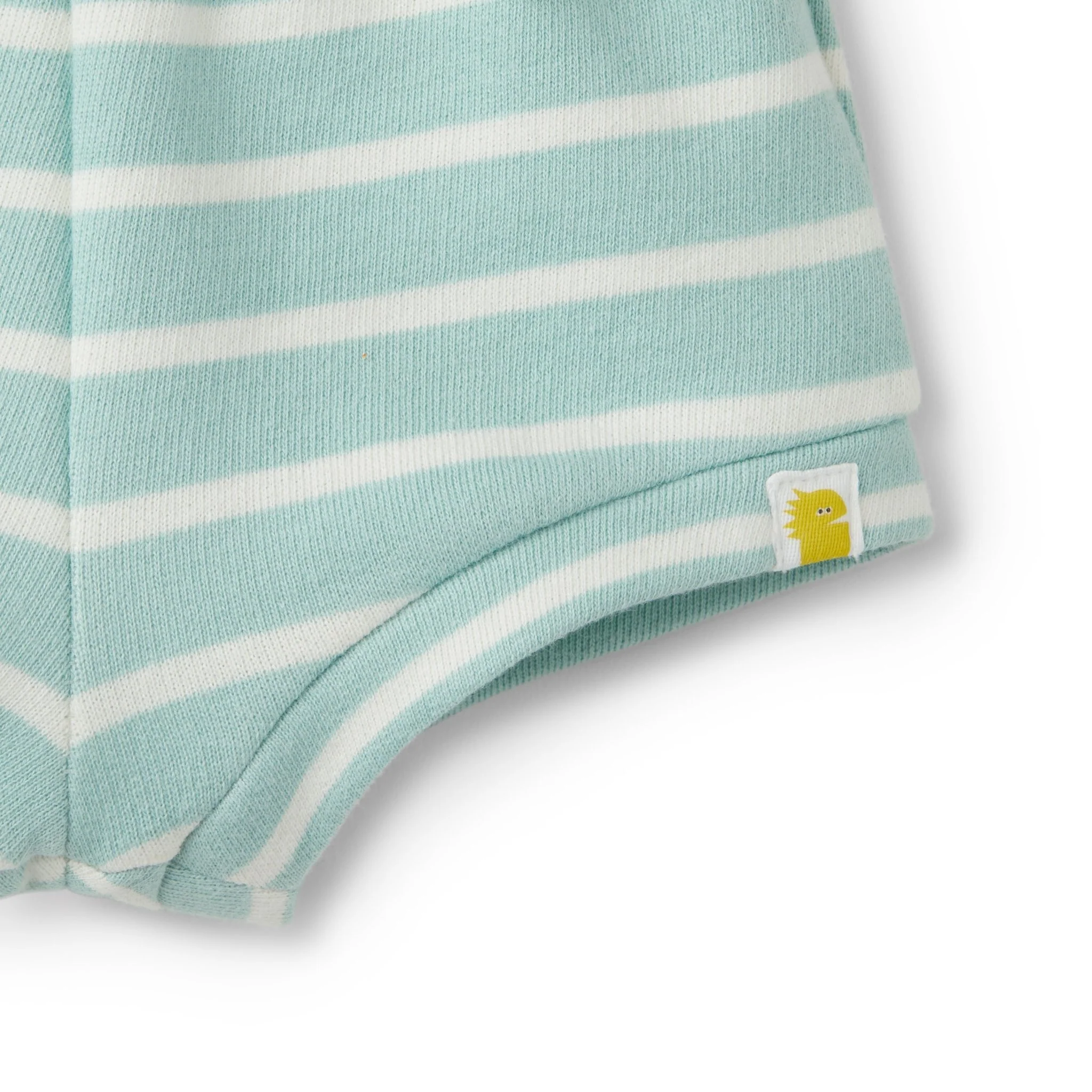Rise Little Earthling Bloomer Shorts - Light Aqua Stripe / 3-6m - Image 4